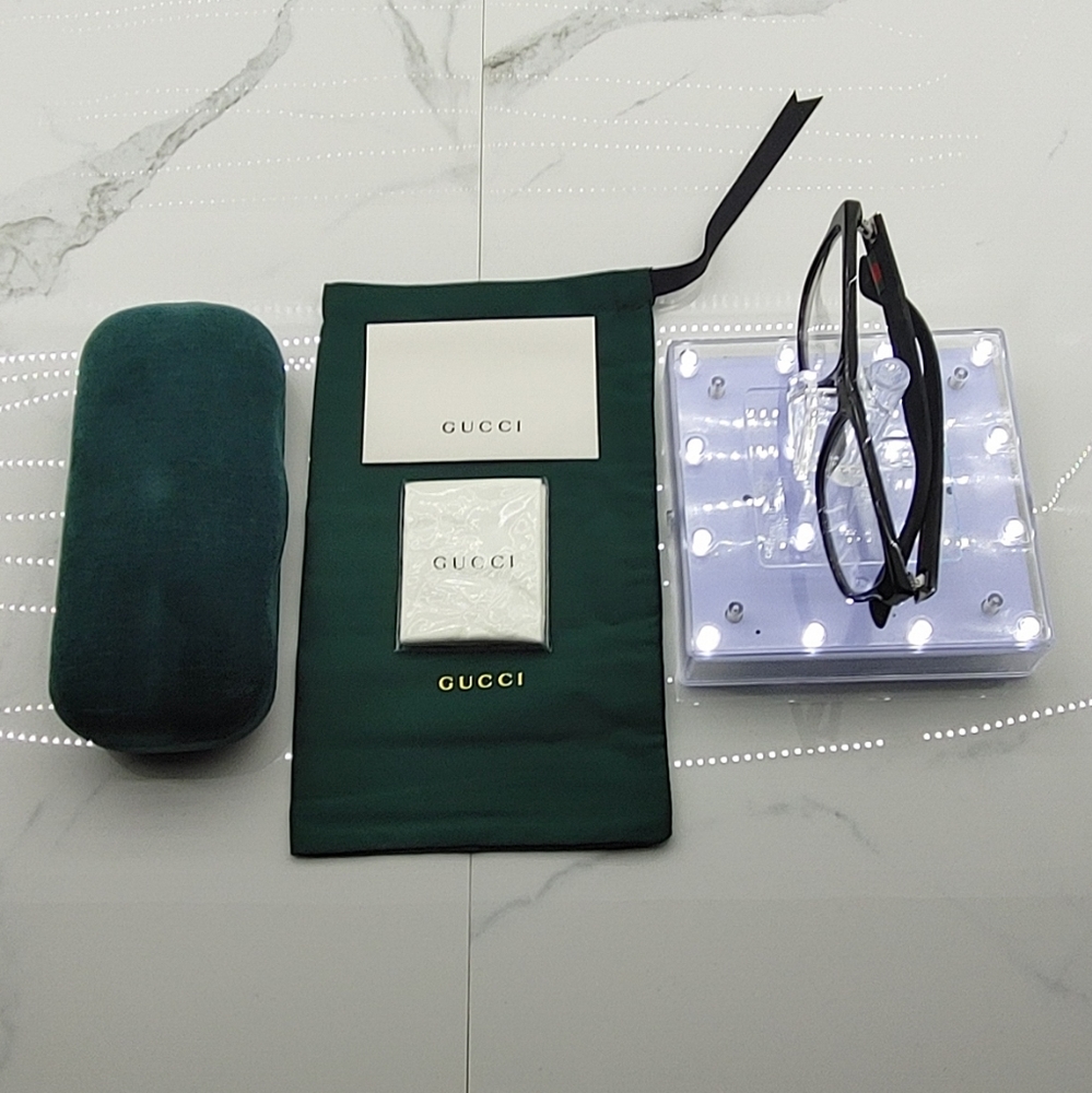 Gucci Rectangle Core Optical Frames - Picture 4 of 6